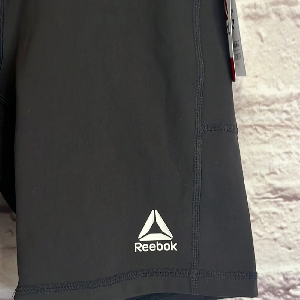 Reebok Black Bike Shorts Moisture-Wicking Athletic Wear - Picture 5 of 5